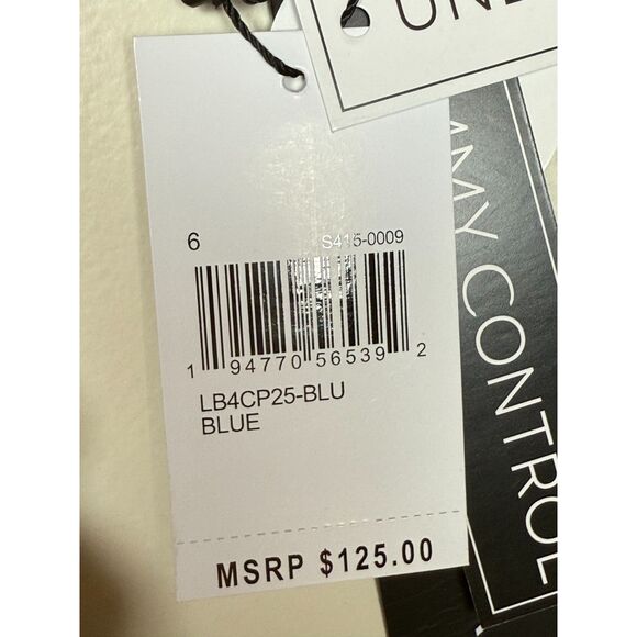 La Blanca Women's Size 6 Blue Aquatic Nature Lace Up One Piece Bodysuit NWT - Picture 9 of 9